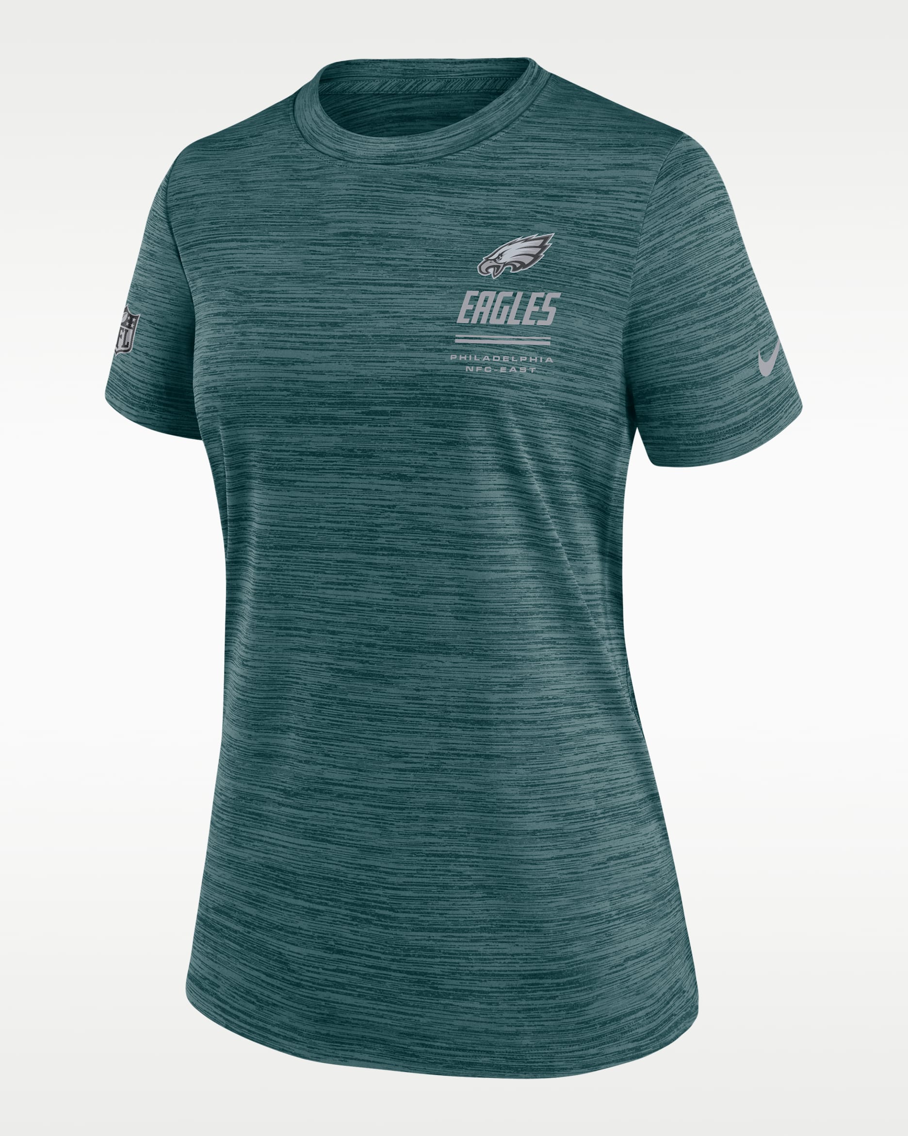 Philadelphia Eagles Sideline Velocity Women's Nike Dri-FIT NFL T